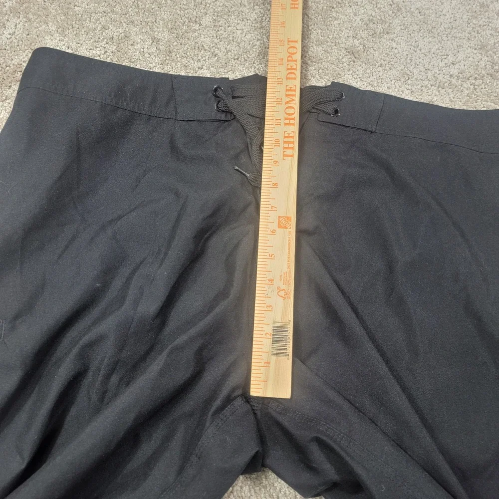 Wave Zone Swim Trunks Board Shorts Black Lace‎ Up Closure Size 40